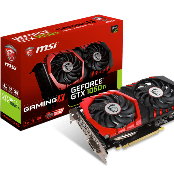 MSI Geforce GTX 1050 Ti 4GB DDR5 – Gaming X