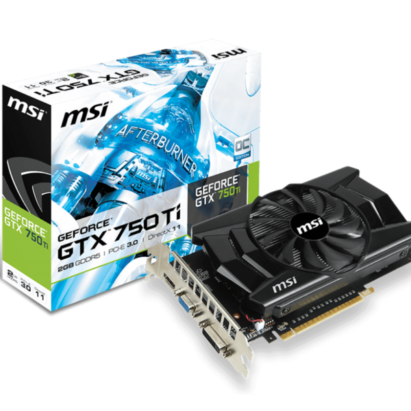 MSI Geforce GTX 750 Ti 2GB DDR5 – OC V1 Single Fan