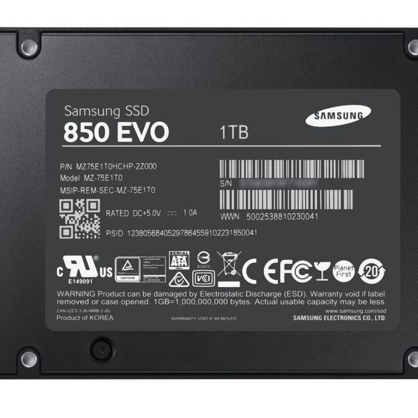 Samsung SSD 850 Evo 1TB SATA3