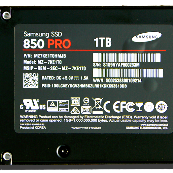 Samsung SSD 850 Pro 1TB SATA3