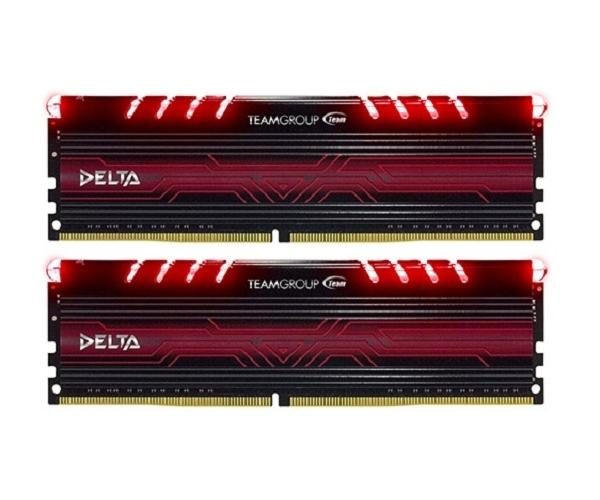 Team Delta DDR4 PC19200 8GB (2x4GB) Red LED