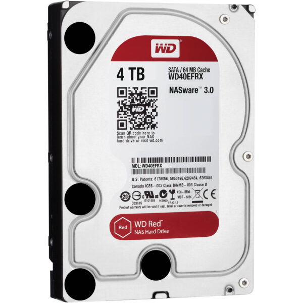 WDC 3.5 4TB SATA3 – Caviar Red (For NAS)